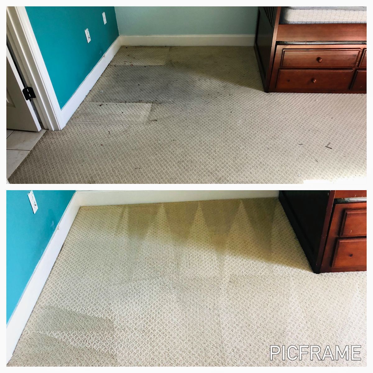 Commercial carpet cleaning in a Dallas office space